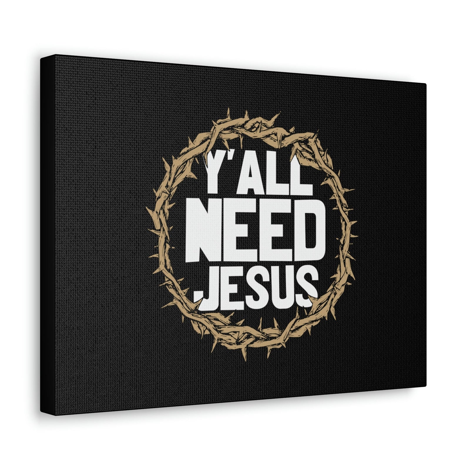 Scripture Walls Y'all Need Jesus John 4:14 Christian Wall Art Bible Verse Print Ready to Hang Unframed-Express Your Love Gifts
