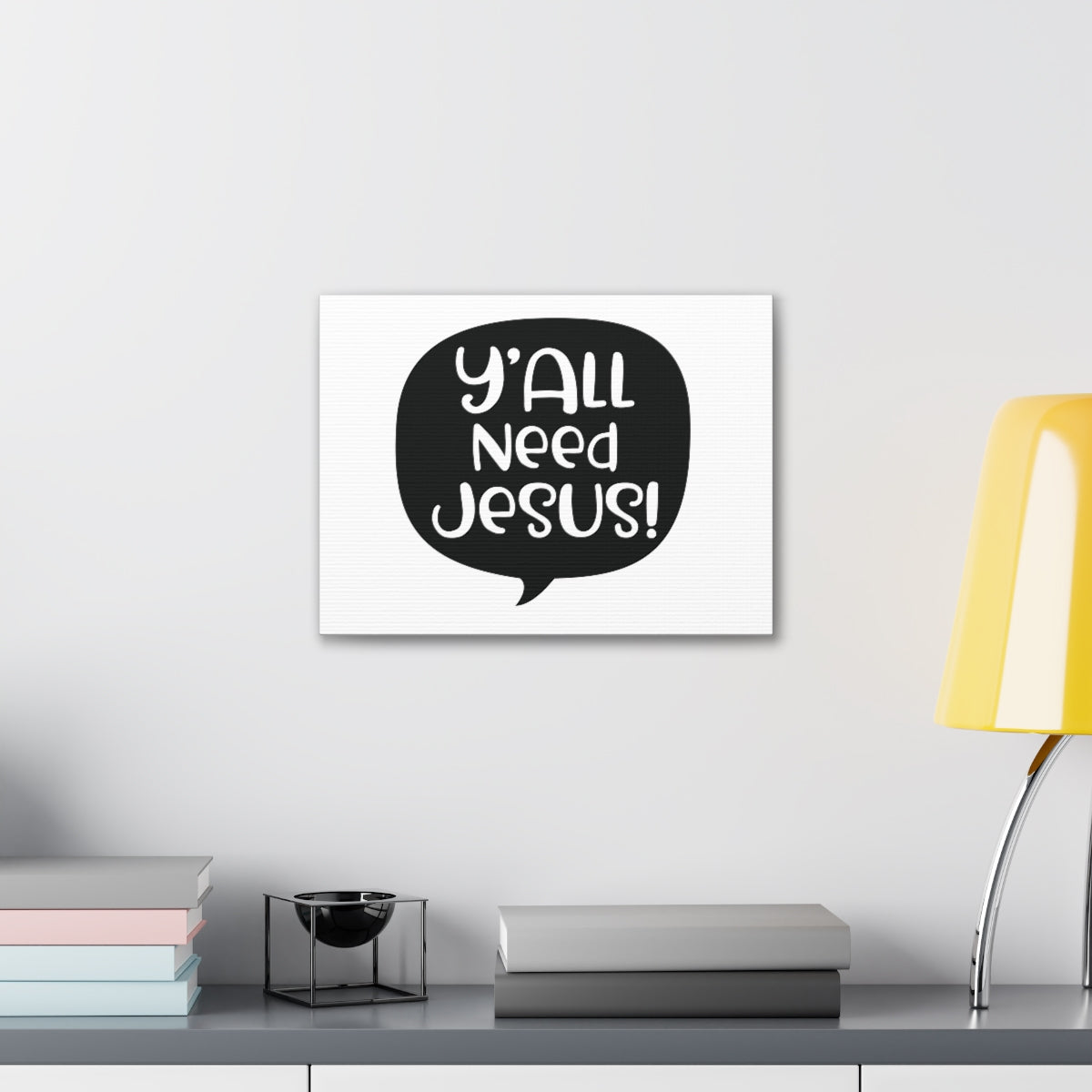 Scripture Walls Y'all Need Jesus Psalm 37:4 Christian Wall Art Print Ready to Hang Unframed-Express Your Love Gifts