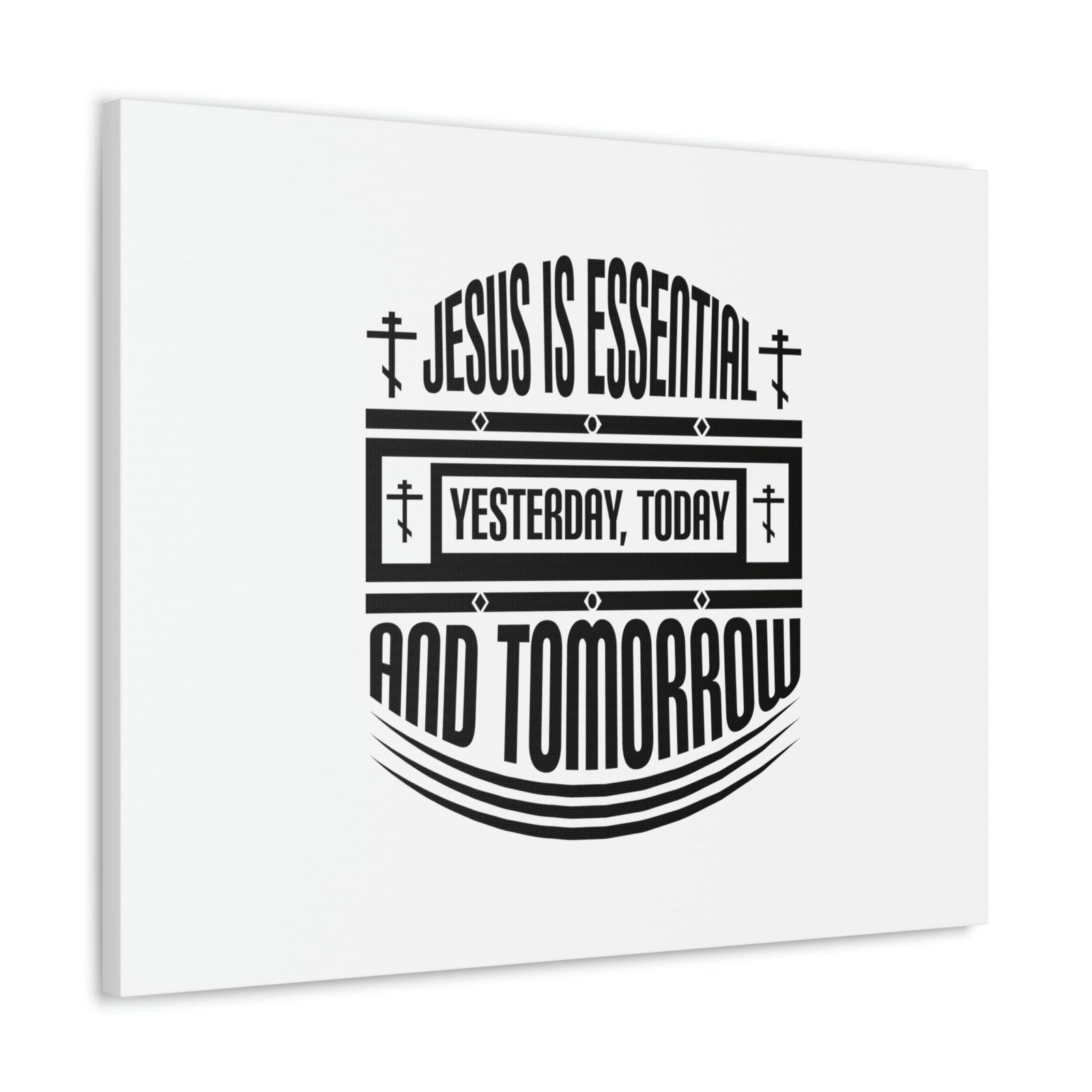 Scripture Walls Yesterday, Today, And Tomorrow Hebrews 13:8 Christian Wall Art Bible Verse Print Ready to Hang Unframed-Express Your Love Gifts