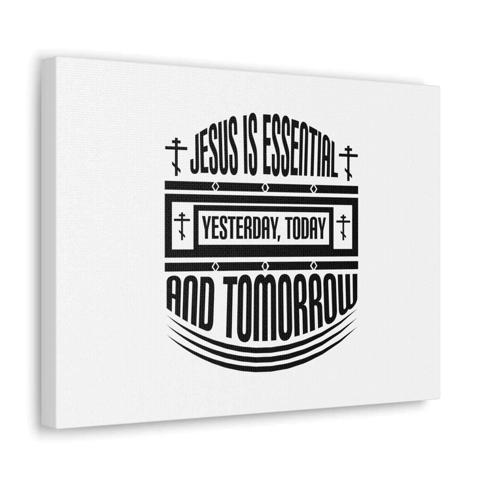 Scripture Walls Yesterday, Today, And Tomorrow Hebrews 13:8 Christian Wall Art Bible Verse Print Ready to Hang Unframed-Express Your Love Gifts