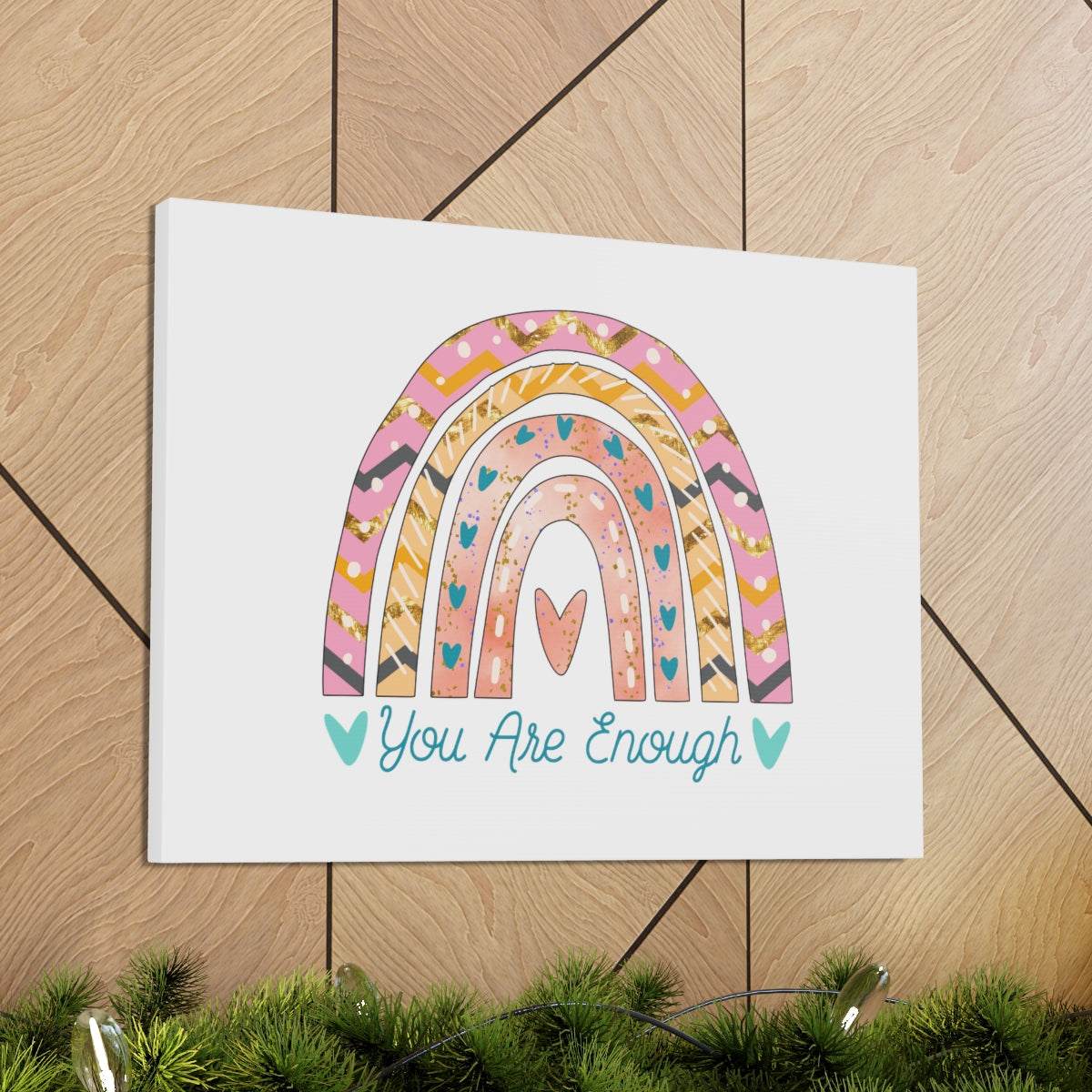 Scripture Walls You Are Enough Rainbow 1 Corinthians 6:20 Christian Wall Art Bible Verse Print Ready to Hang Unframed-Express Your Love Gifts