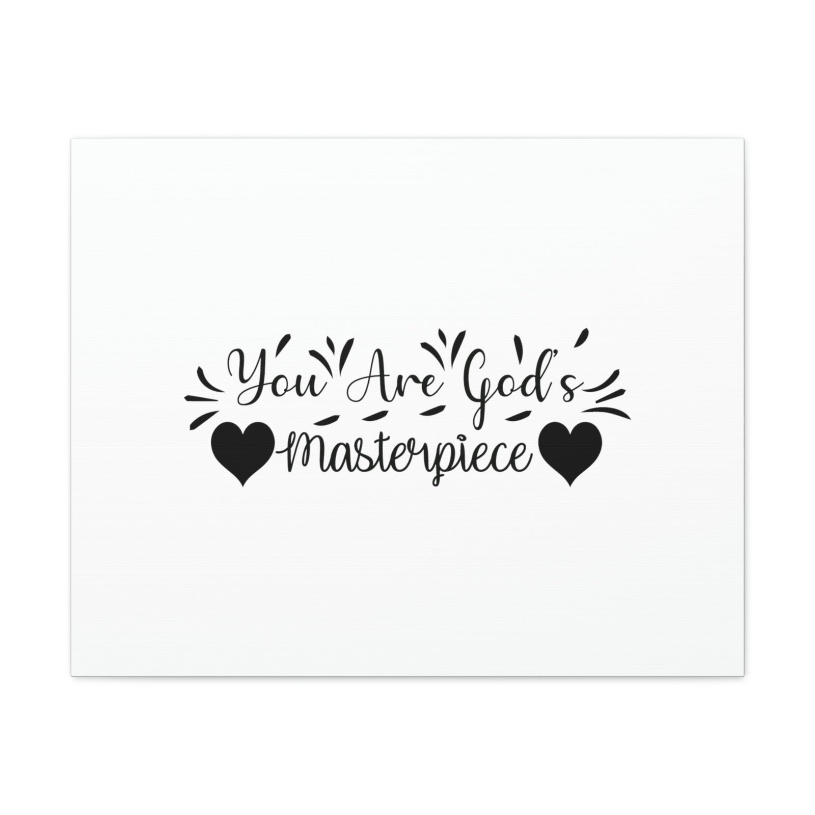Scripture Walls You Are God's Masterpiece Ephesians 2:10 Hearts Christian Wall Art Bible Verse Print Ready to Hang Unframed-Express Your Love Gifts
