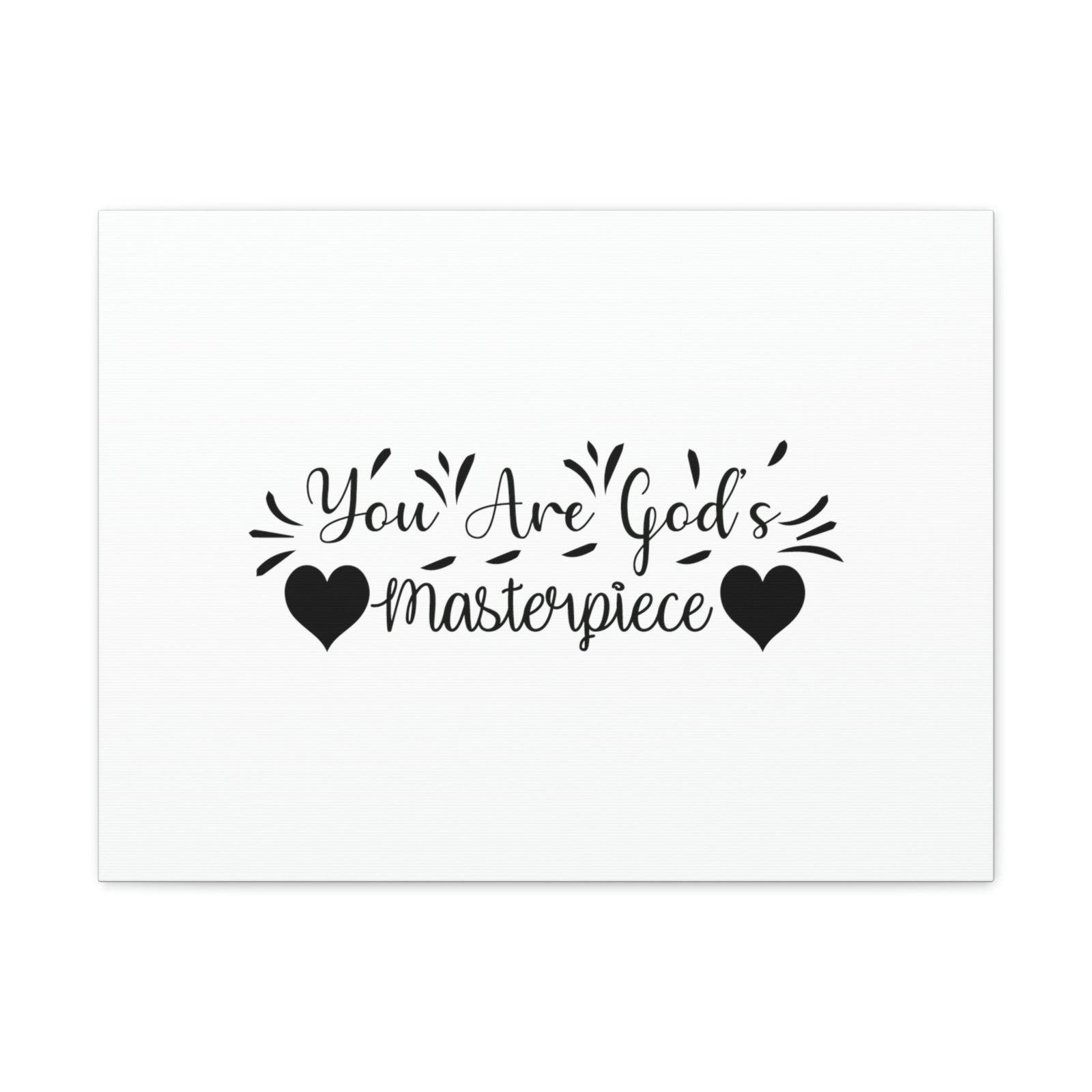 Scripture Walls You Are God's Masterpiece Ephesians 2:10 Hearts Christian Wall Art Bible Verse Print Ready to Hang Unframed-Express Your Love Gifts