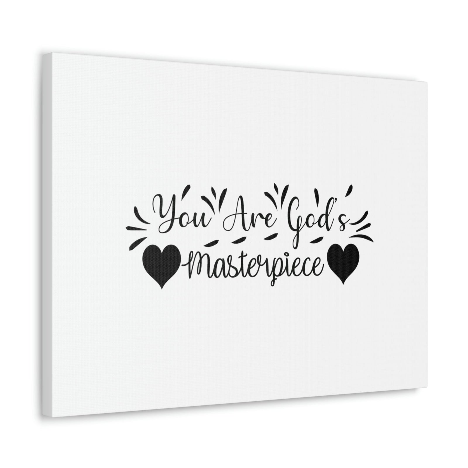Scripture Walls You Are God's Masterpiece Ephesians 2:10 Hearts Christian Wall Art Bible Verse Print Ready to Hang Unframed-Express Your Love Gifts
