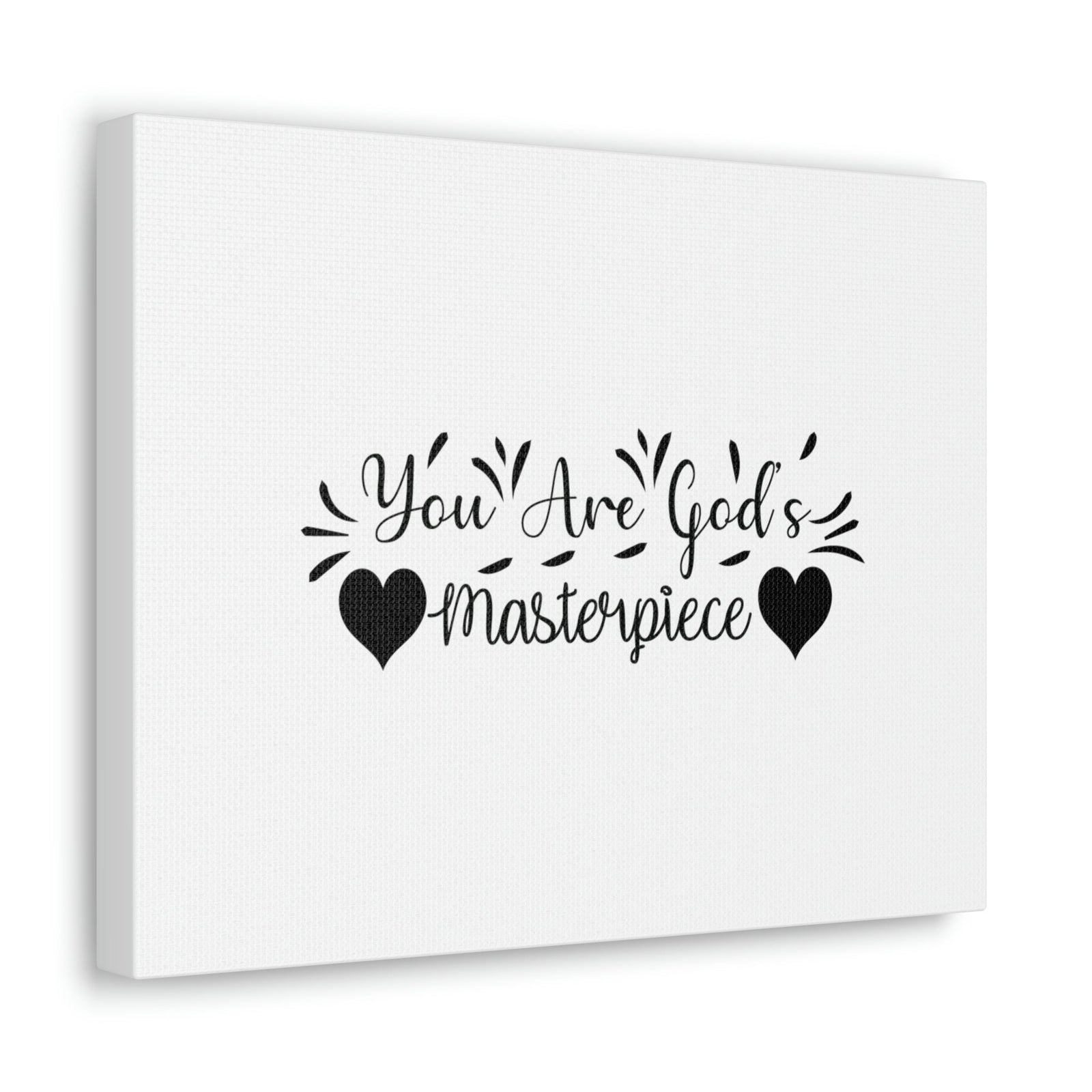 Scripture Walls You Are God's Masterpiece Ephesians 2:10 Hearts Christian Wall Art Bible Verse Print Ready to Hang Unframed-Express Your Love Gifts