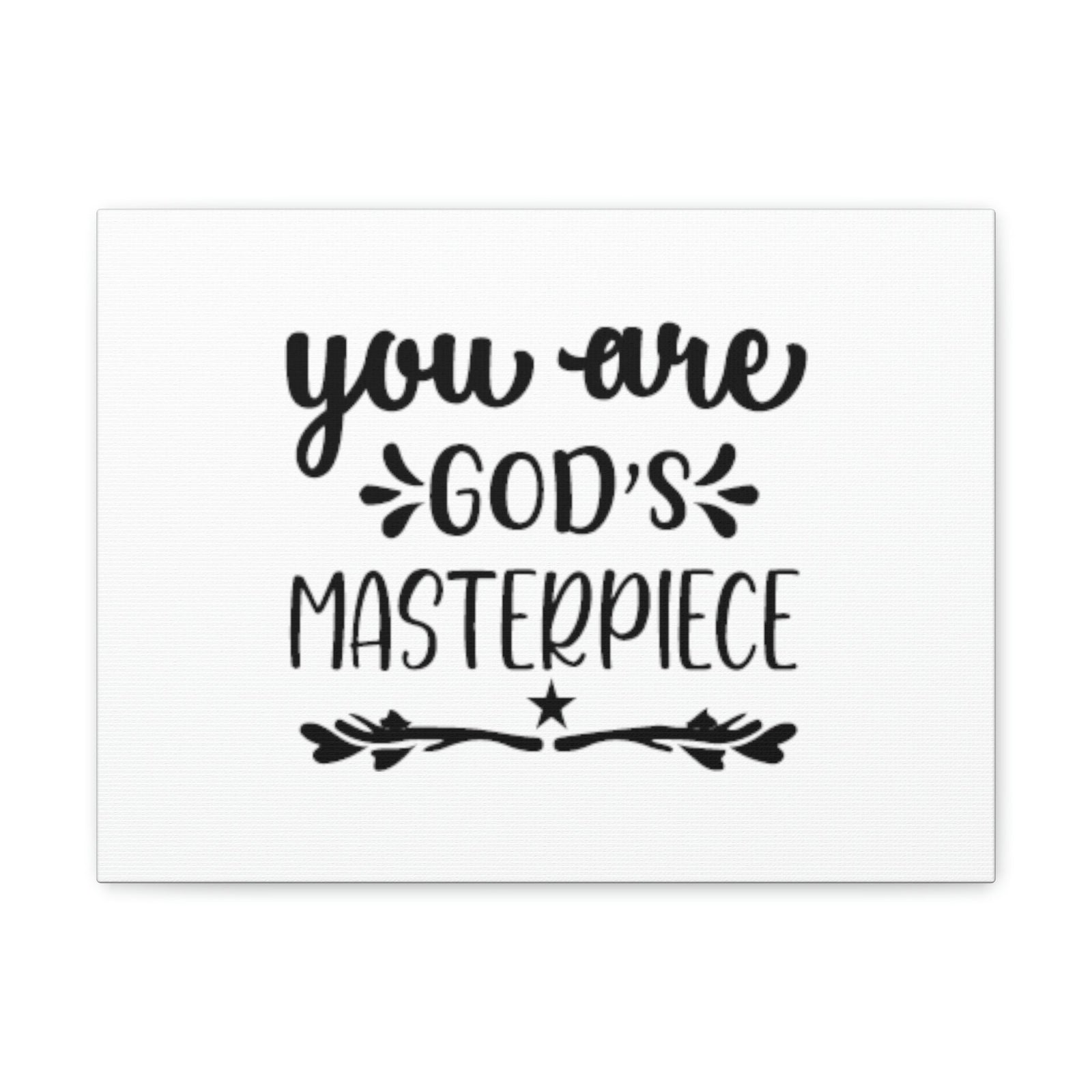 Scripture Walls You Are God's Masterpiece Ephesians 2:10 Star Christian Wall Art Bible Verse Print Ready to Hang Unframed-Express Your Love Gifts