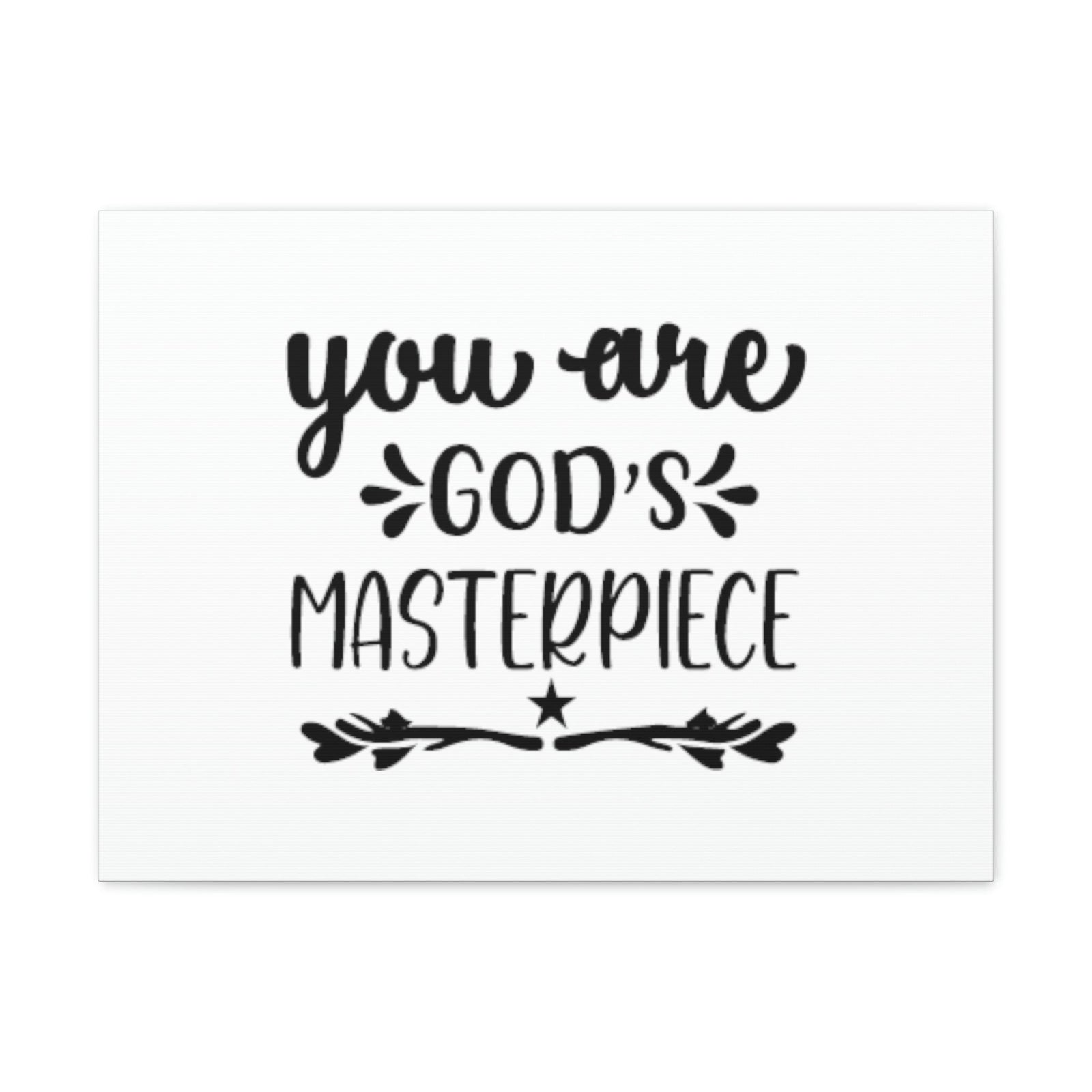 Scripture Walls You Are God's Masterpiece Ephesians 2:10 Star Christian Wall Art Bible Verse Print Ready to Hang Unframed-Express Your Love Gifts