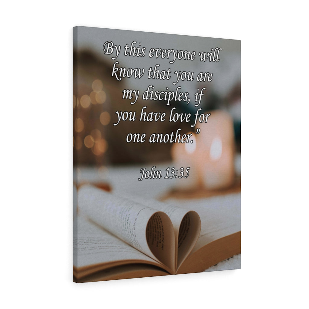 Scripture Walls You Are My Disciples John 13:35 Christian Home Decor Bible Art Unframed-Express Your Love Gifts