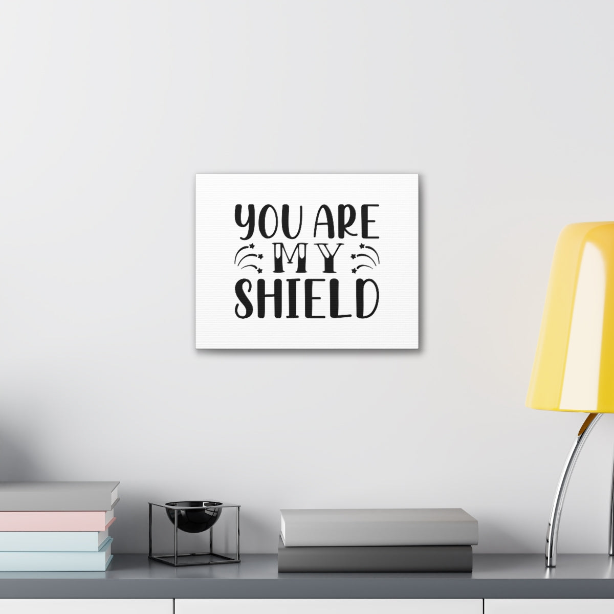 Scripture Walls You Are My Shield Psalm 28:7 Christian Wall Art Bible Verse Print Ready to Hang Unframed-Express Your Love Gifts
