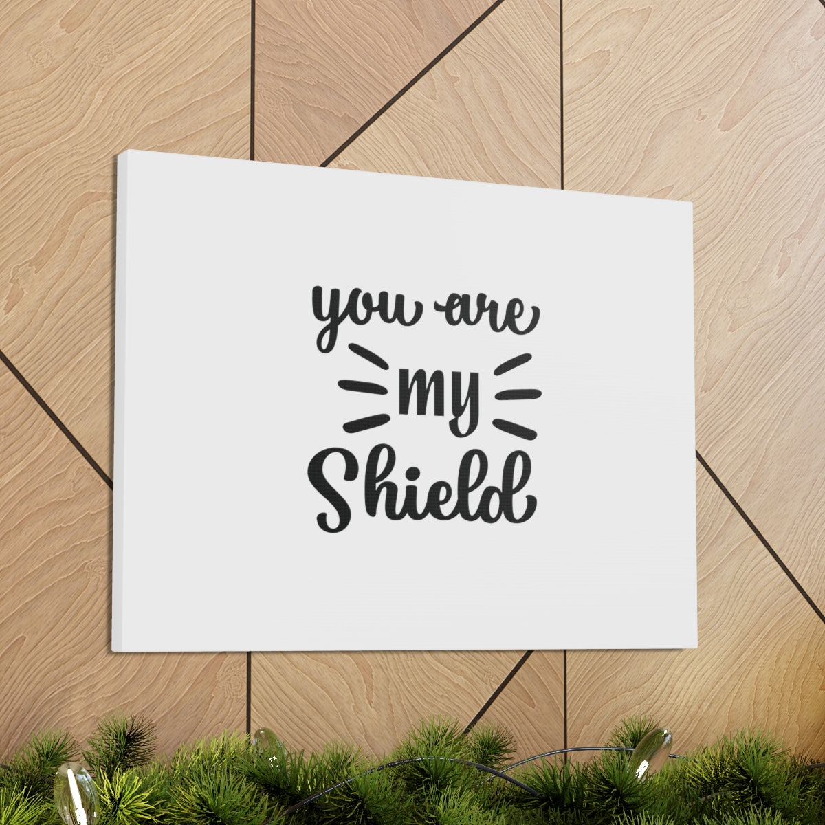 Scripture Walls You Are My Shield Psalm 7:10 Christian Wall Art Bible Verse Print Ready to Hang Unframed-Express Your Love Gifts
