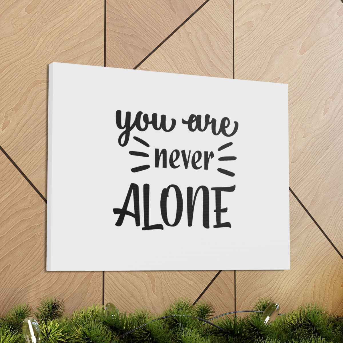 Scripture Walls You Are Never Alone Jeremiah 29:11 Christian Wall Art Bible Verse Print Ready to Hang Unframed-Express Your Love Gifts