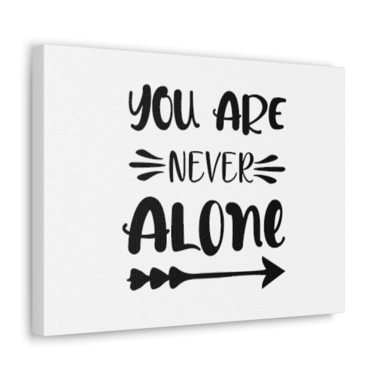 Scripture Walls You Are Never Alone Joshua 1:5 Christian Wall Art Bible Verse Print Ready to Hang Unframed-Express Your Love Gifts