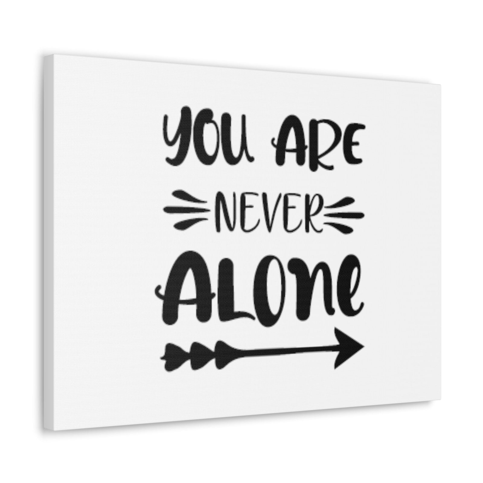 Scripture Walls You Are Never Alone Joshua 1:5 Christian Wall Art Bible Verse Print Ready to Hang Unframed-Express Your Love Gifts