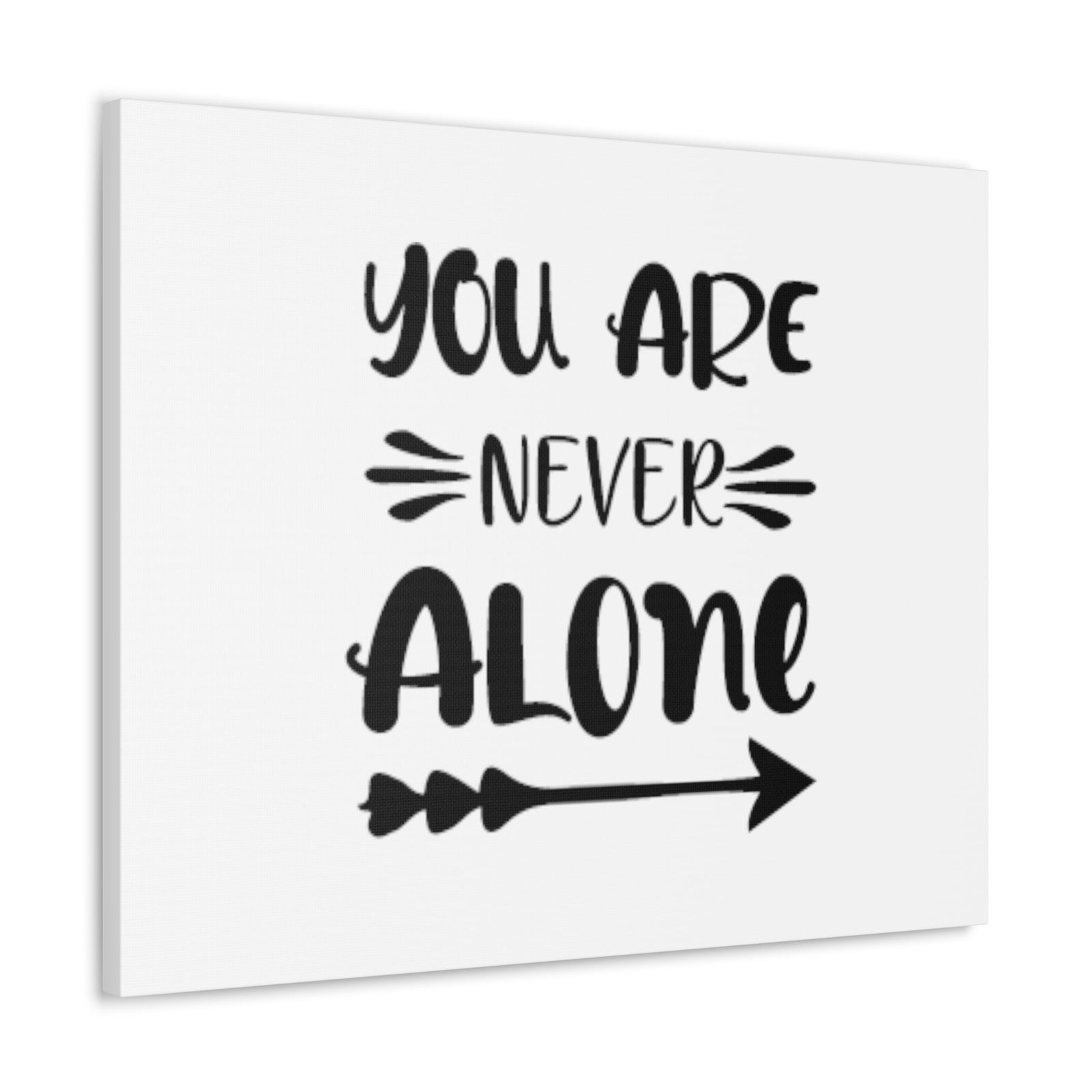 Scripture Walls You Are Never Alone Joshua 1:5 Christian Wall Art Bible Verse Print Ready to Hang Unframed-Express Your Love Gifts