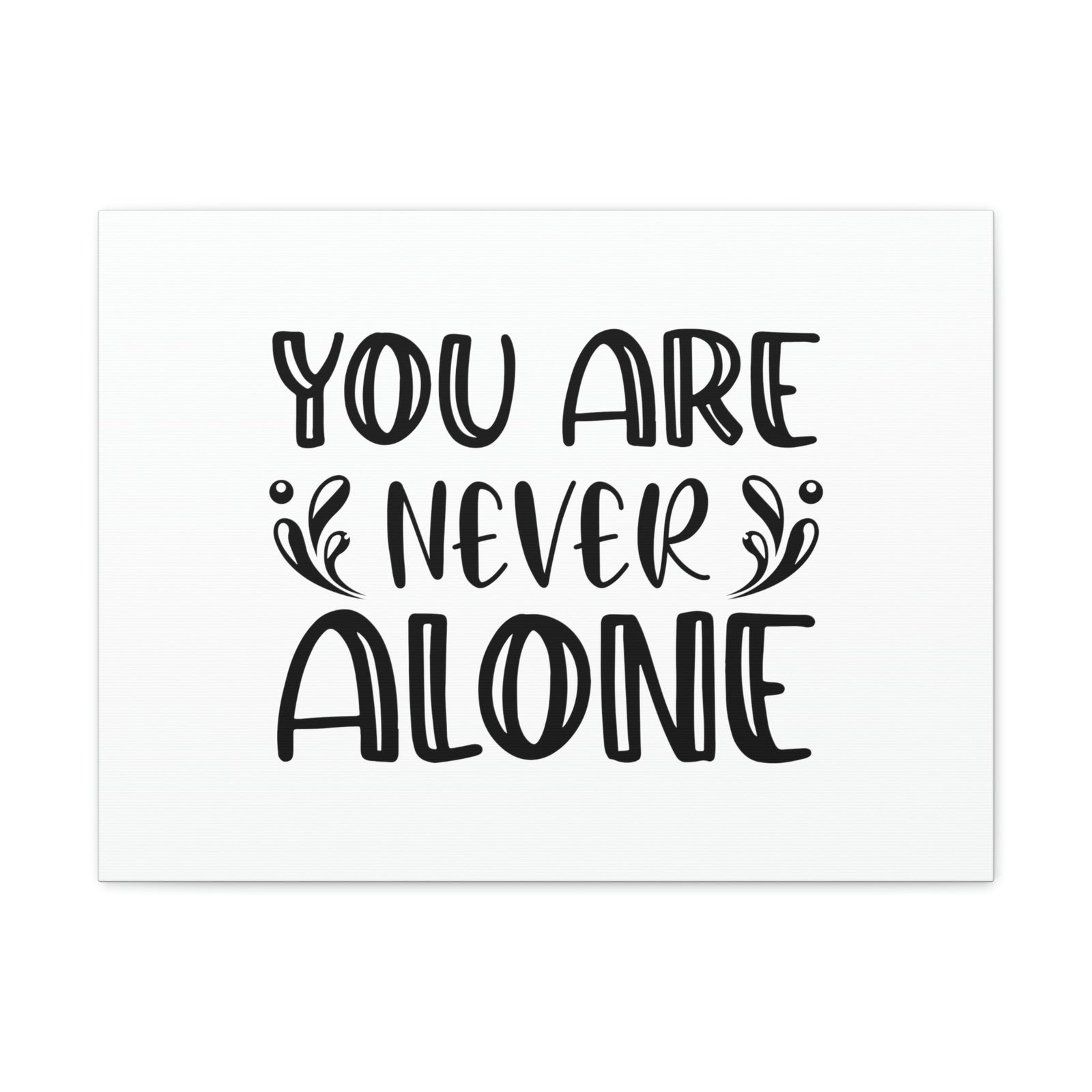 Scripture Walls You Are Never Alone Psalm 23:4 Splash Christian Wall Art Bible Verse Print Ready to Hang Unframed-Express Your Love Gifts