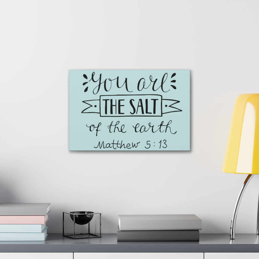 Scripture Walls You Are The Salt Matthew 5:13 Christian Wall Art Bible Verse Print Ready To Hang Unframed-Express Your Love Gifts