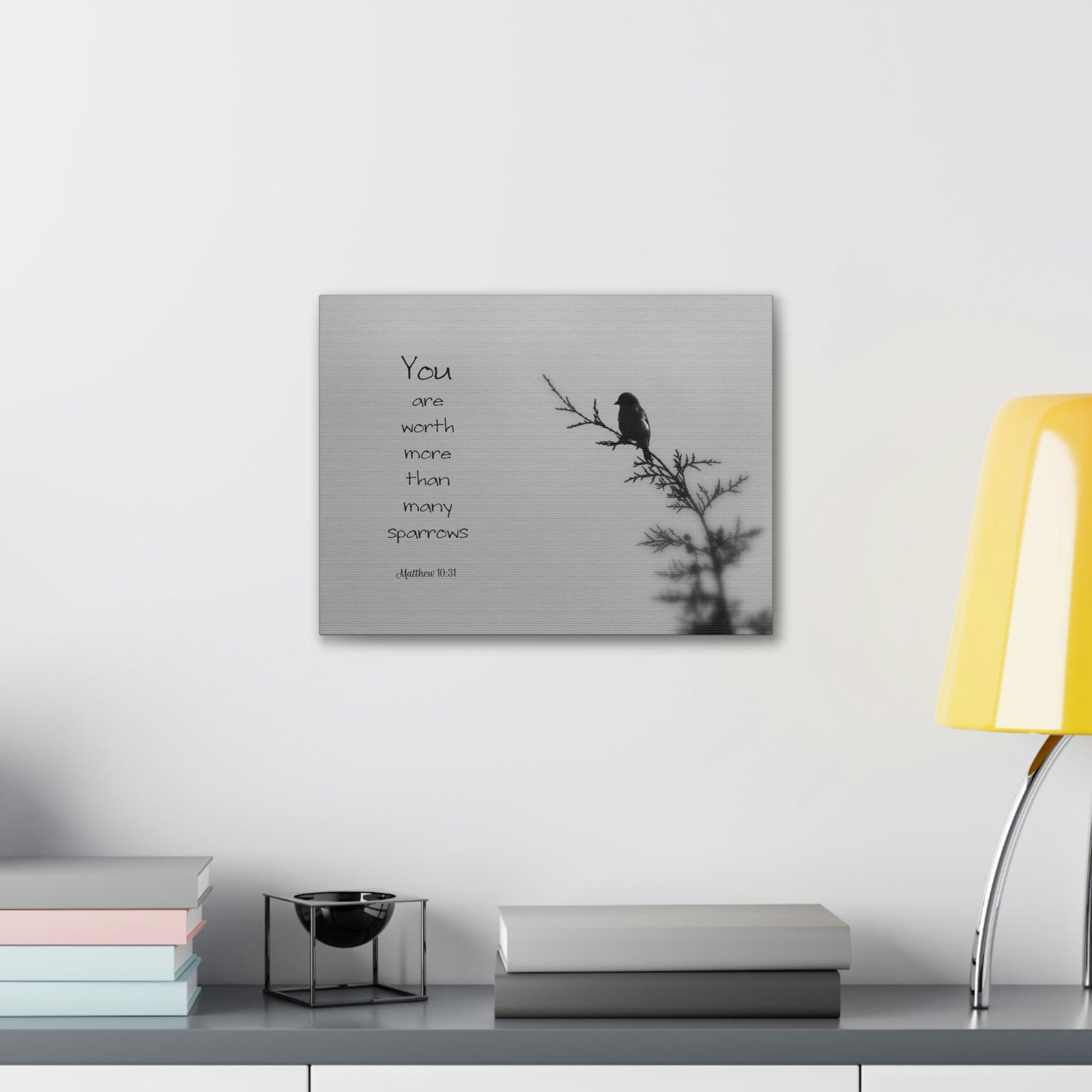 Scripture Walls You Are Worth Matthew 10:31 Bible Verse Canvas Christian Wall Art Bible Verse Print Ready To Hang Unframed-Express Your Love Gifts