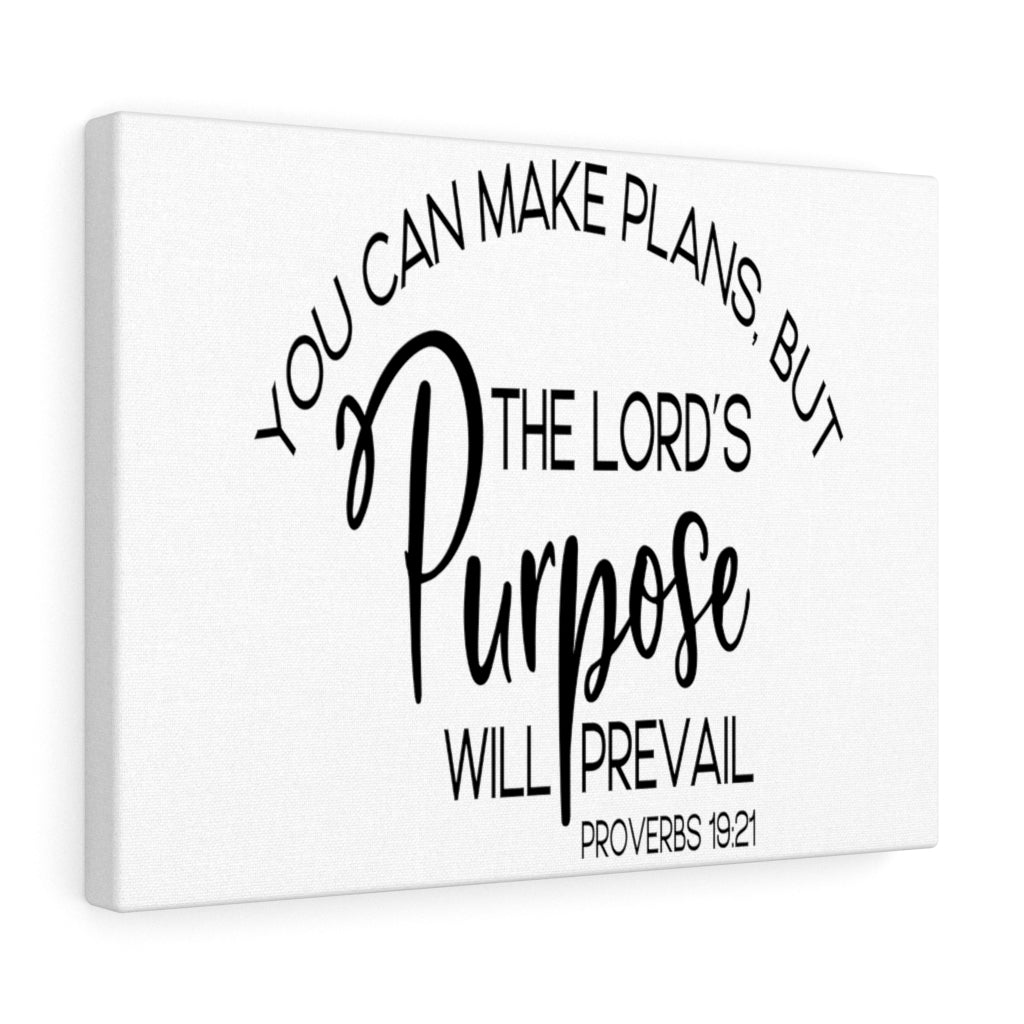 Scripture Walls You Can Make Plans Proverbs 19:21 Bible Verse Canvas Christian Wall Art Ready to Hang Unframed-Express Your Love Gifts
