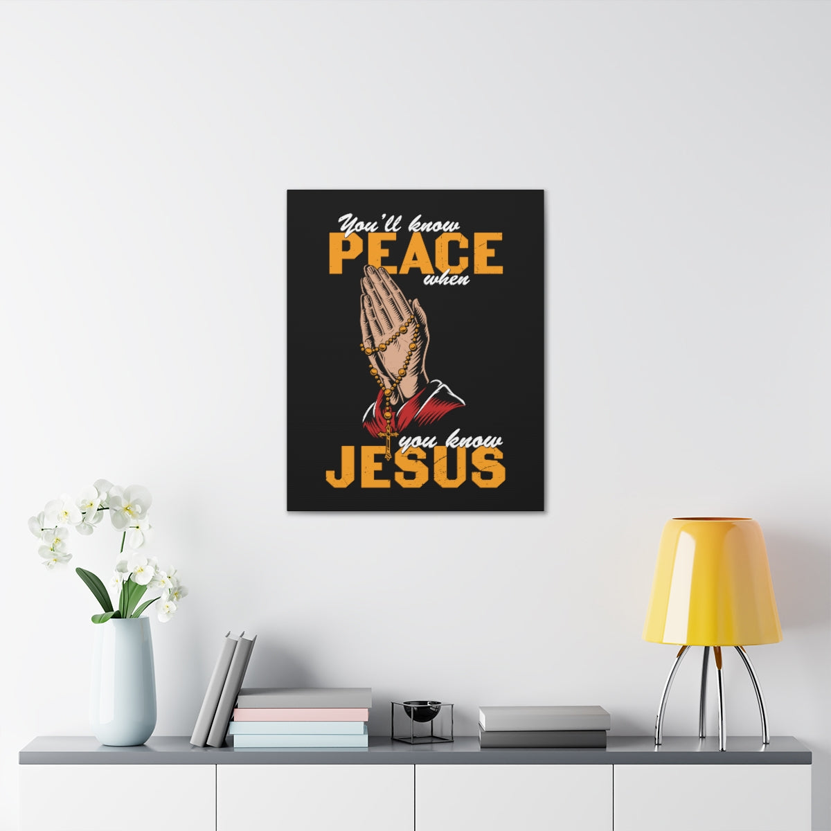 Scripture Walls You'll Know Peace Rosary Psalms 96:1-13 Christian Wall Art Bible Verse Print Ready to Hang Unframed-Express Your Love Gifts