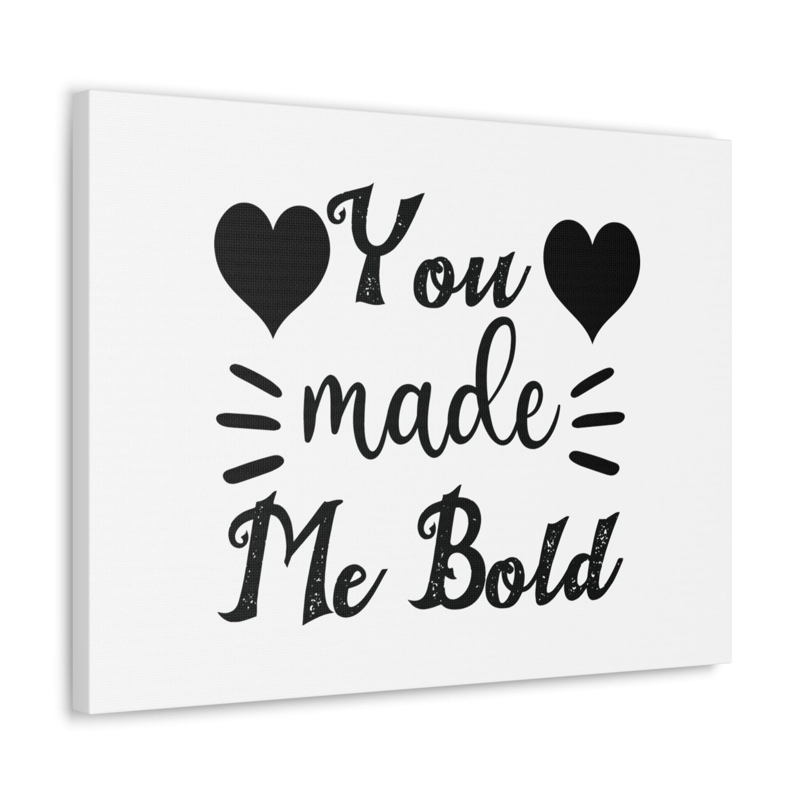 Scripture Walls You Made Me Bold Psalm 138:3 Heart Christian Wall Art Bible Verse Print Ready to Hang Unframed-Express Your Love Gifts