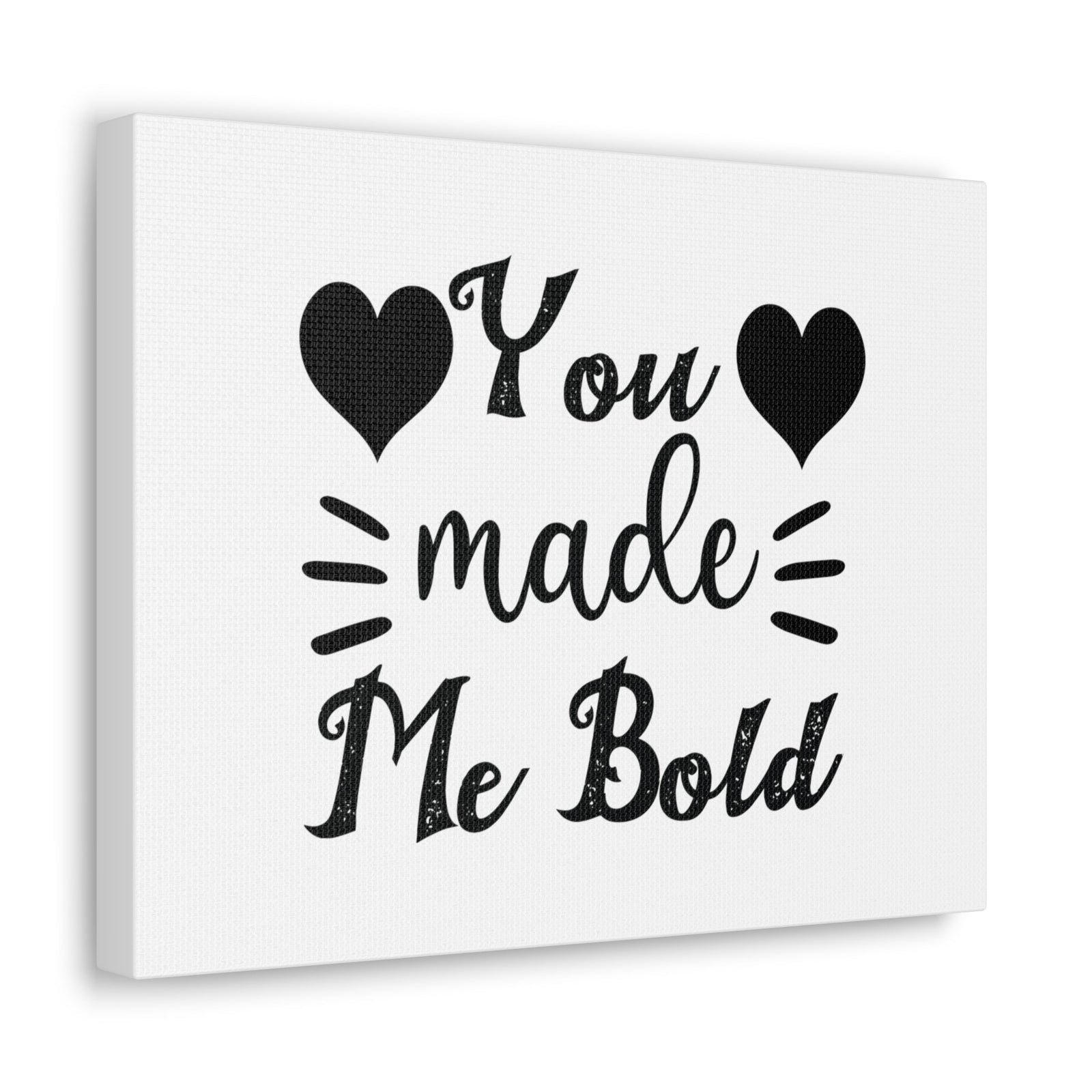 Scripture Walls You Made Me Bold Psalm 138:3 Heart Christian Wall Art Bible Verse Print Ready to Hang Unframed-Express Your Love Gifts