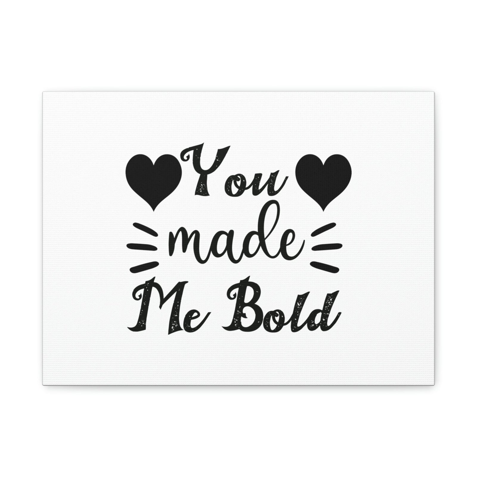 Scripture Walls You Made Me Bold Psalms 138:3 Cursive Christian Wall Art Bible Verse Print Ready to Hang Unframed-Express Your Love Gifts