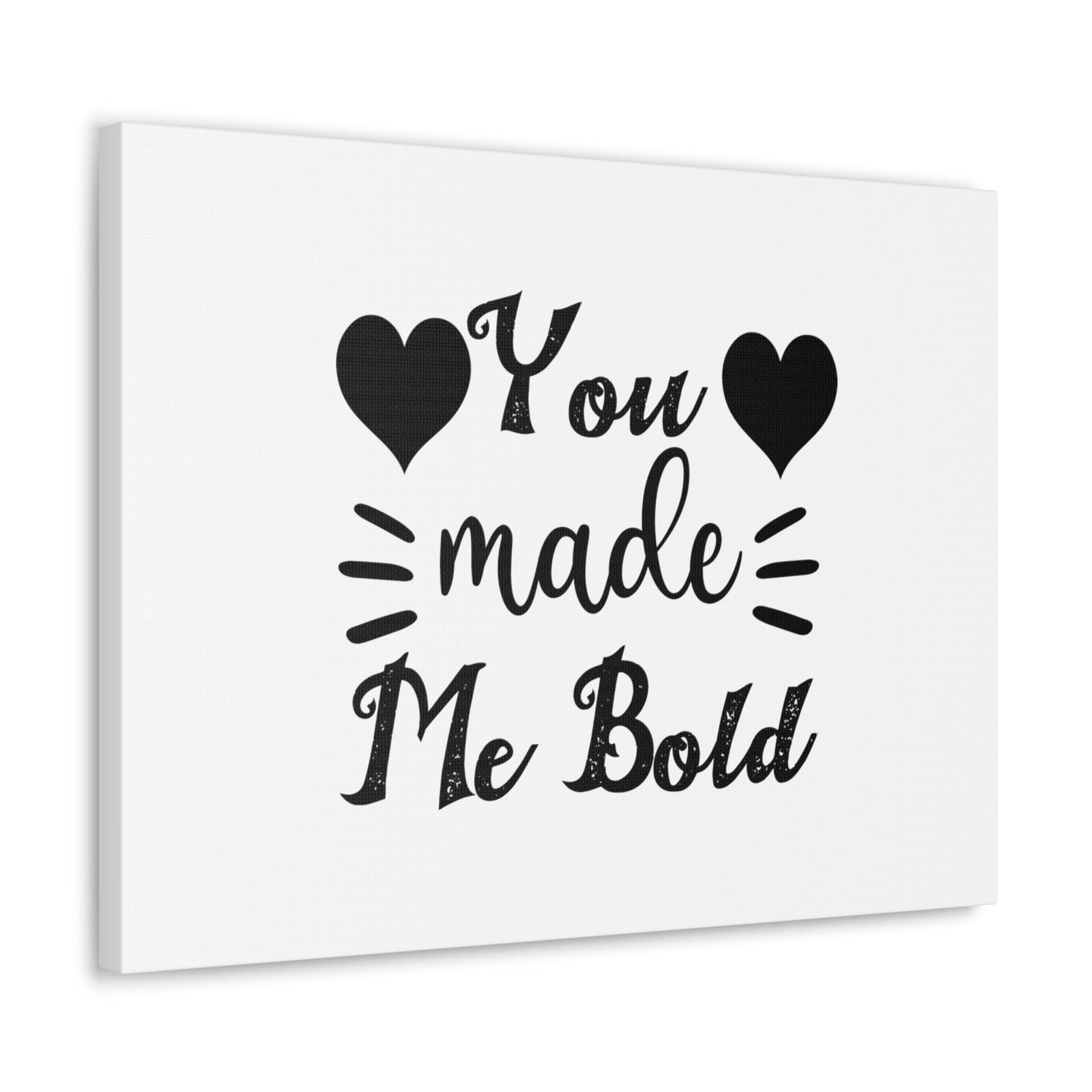 Scripture Walls You Made Me Bold Psalms 138:3 Cursive Christian Wall Art Bible Verse Print Ready to Hang Unframed-Express Your Love Gifts