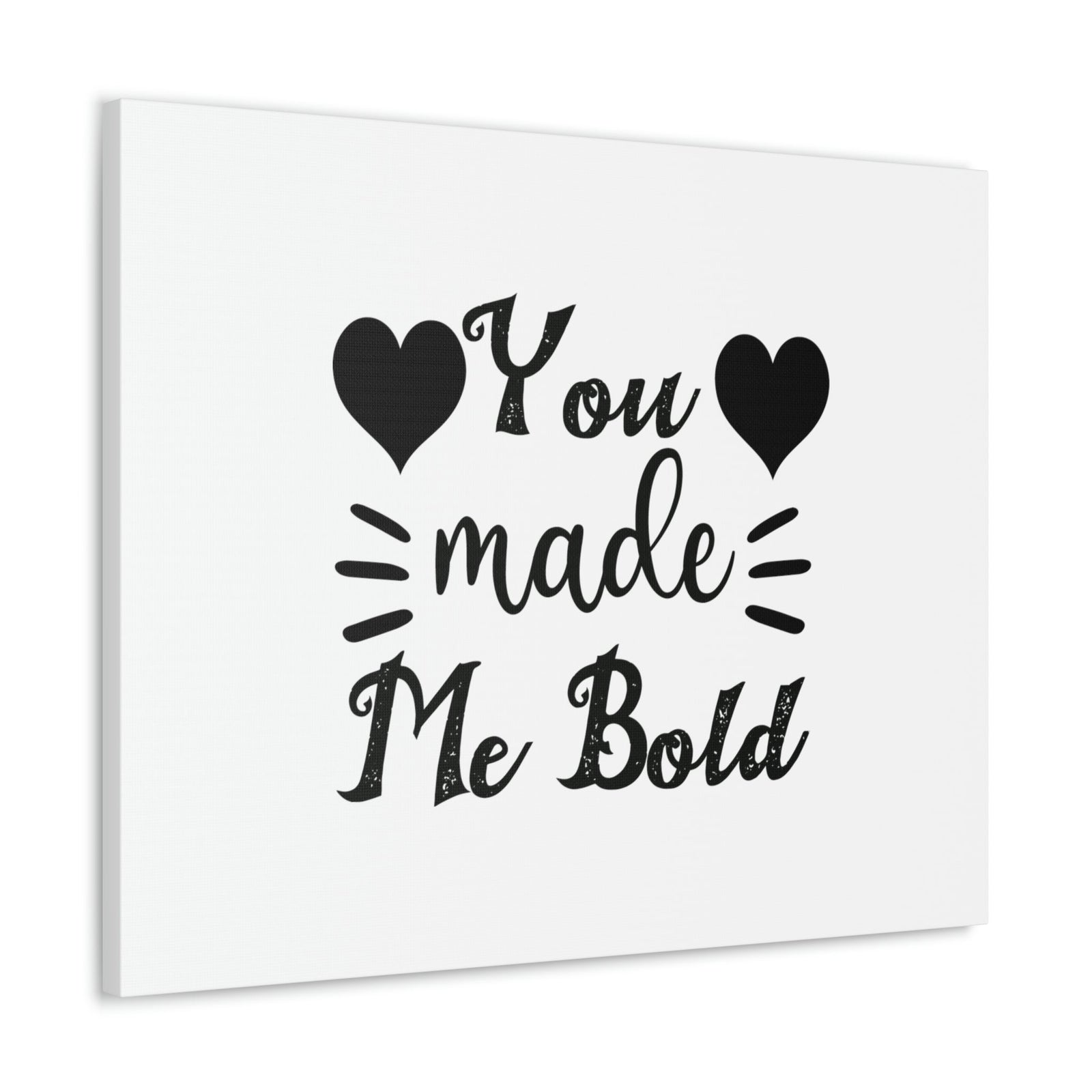 Scripture Walls You Made Me Bold Psalms 138:3 Cursive Christian Wall Art Bible Verse Print Ready to Hang Unframed-Express Your Love Gifts