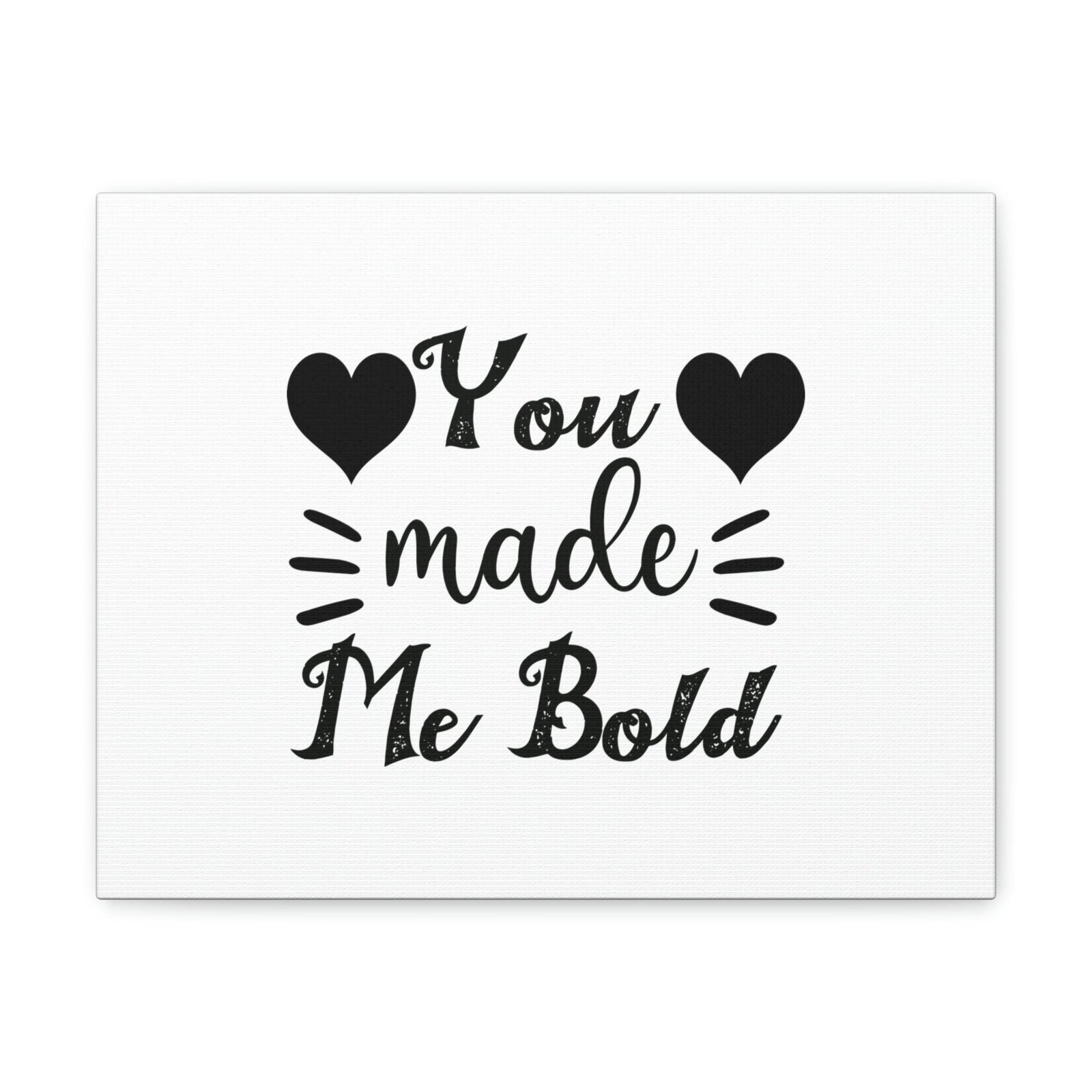 Scripture Walls You Made Me Bold Psalms 138:3 Cursive Christian Wall Art Bible Verse Print Ready to Hang Unframed-Express Your Love Gifts