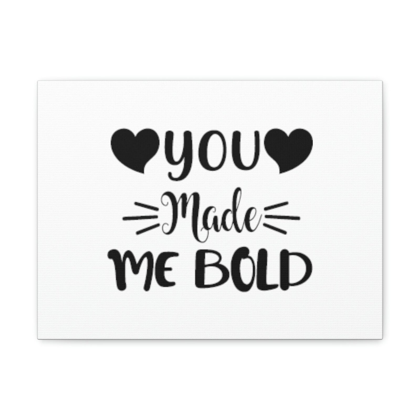 Scripture Walls You Made Me Bold Psalms 138:3 Hearts Christian Wall Art Bible Verse Print Ready to Hang Unframed-Express Your Love Gifts
