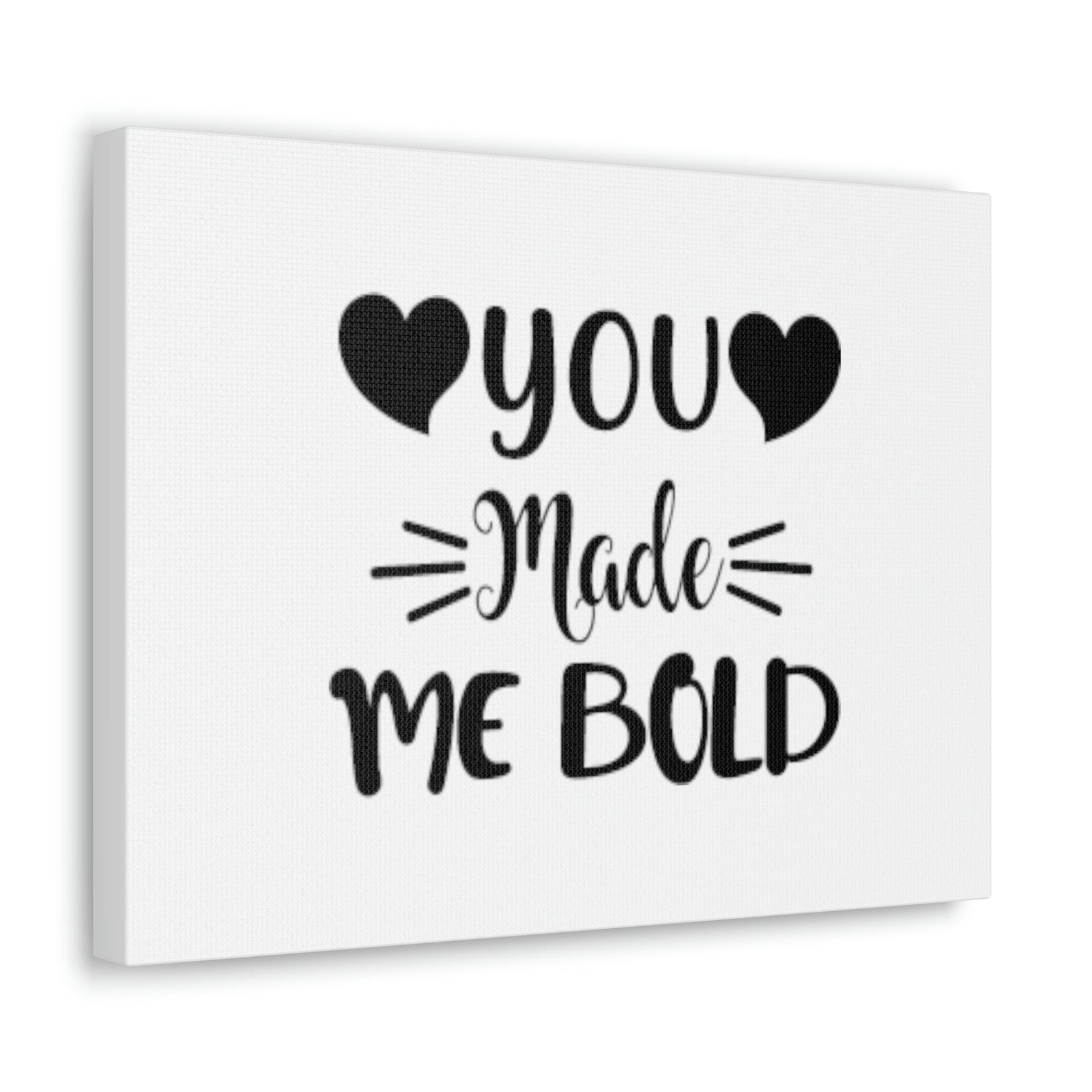 Scripture Walls You Made Me Bold Psalms 138:3 Hearts Christian Wall Art Bible Verse Print Ready to Hang Unframed-Express Your Love Gifts