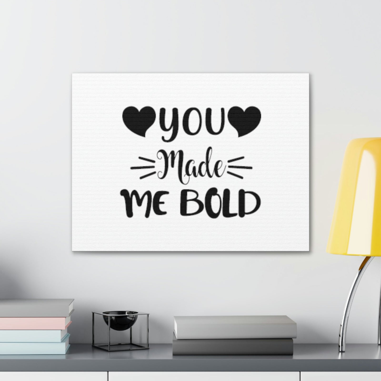 Scripture Walls You Made Me Bold Psalms 138:3 Hearts Christian Wall Art Bible Verse Print Ready to Hang Unframed-Express Your Love Gifts