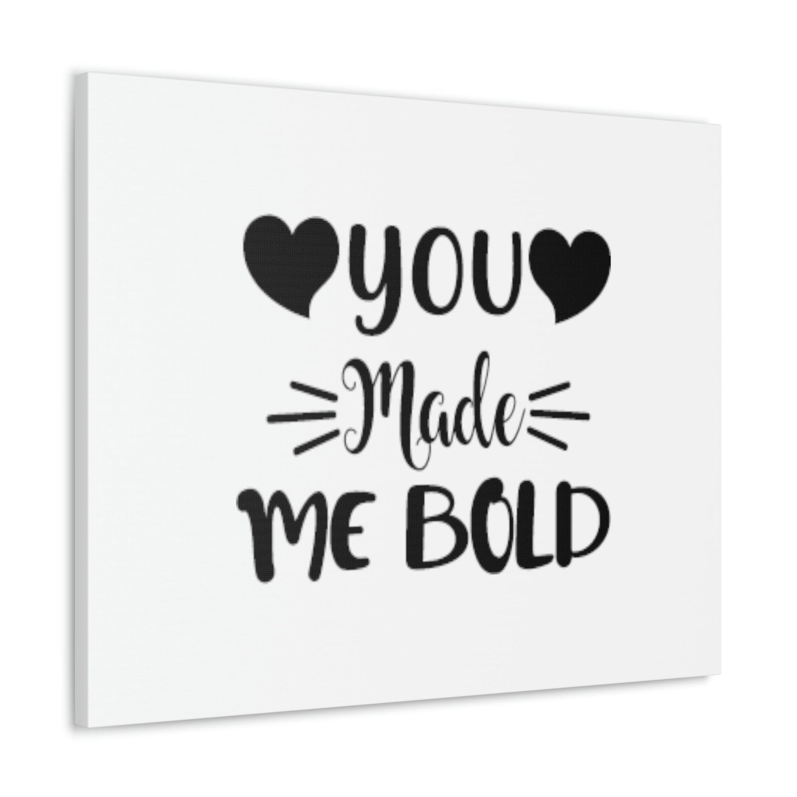 Scripture Walls You Made Me Bold Psalms 138:3 Hearts Christian Wall Art Bible Verse Print Ready to Hang Unframed-Express Your Love Gifts