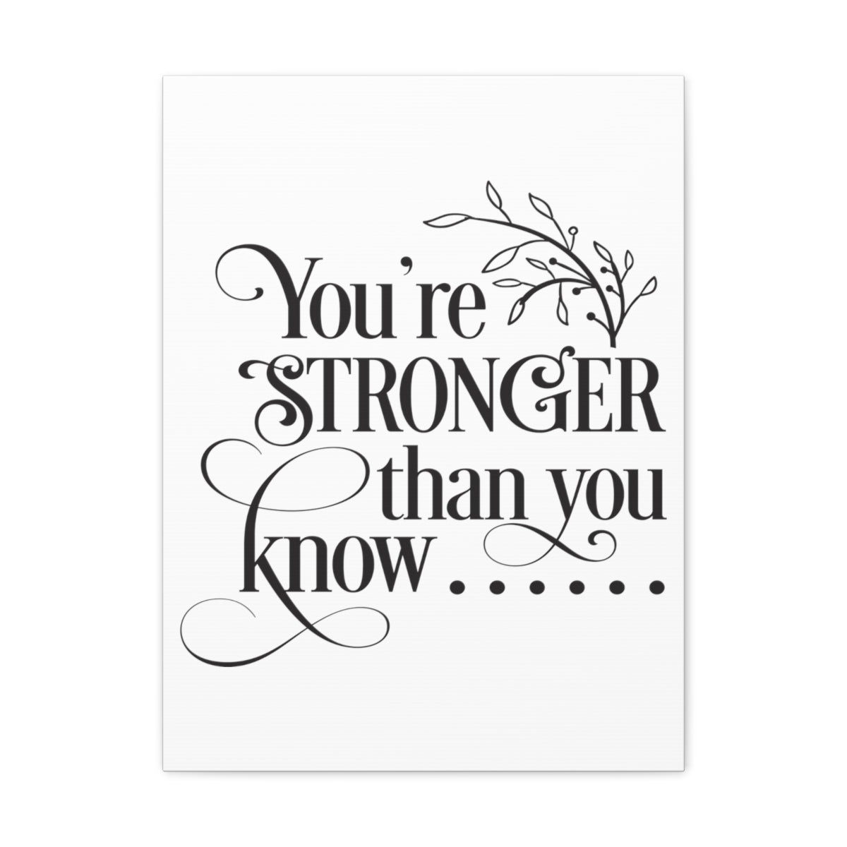 Scripture Walls You're Stronger Than Isaiah 40:31 Christian Wall Art Print Ready to Hang Unframed-Express Your Love Gifts