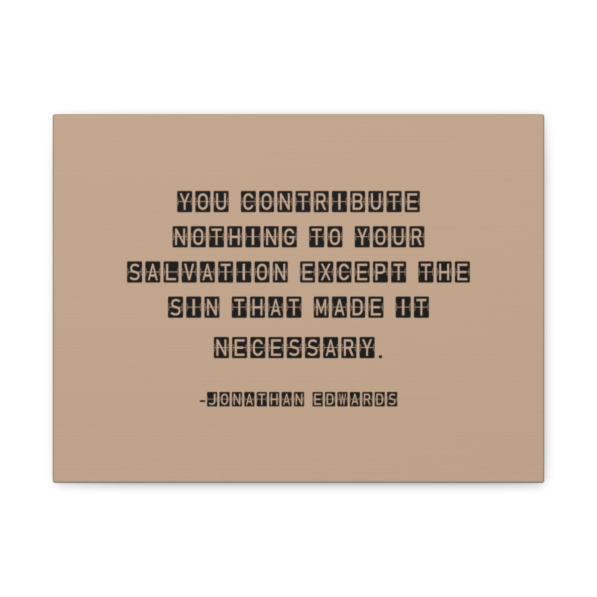 Scripture Walls Your Salvation Jonathan Edwards Acts 2:38 Bible Canvas Christian Wall Art Ready to Hang Unframed-Express Your Love Gifts