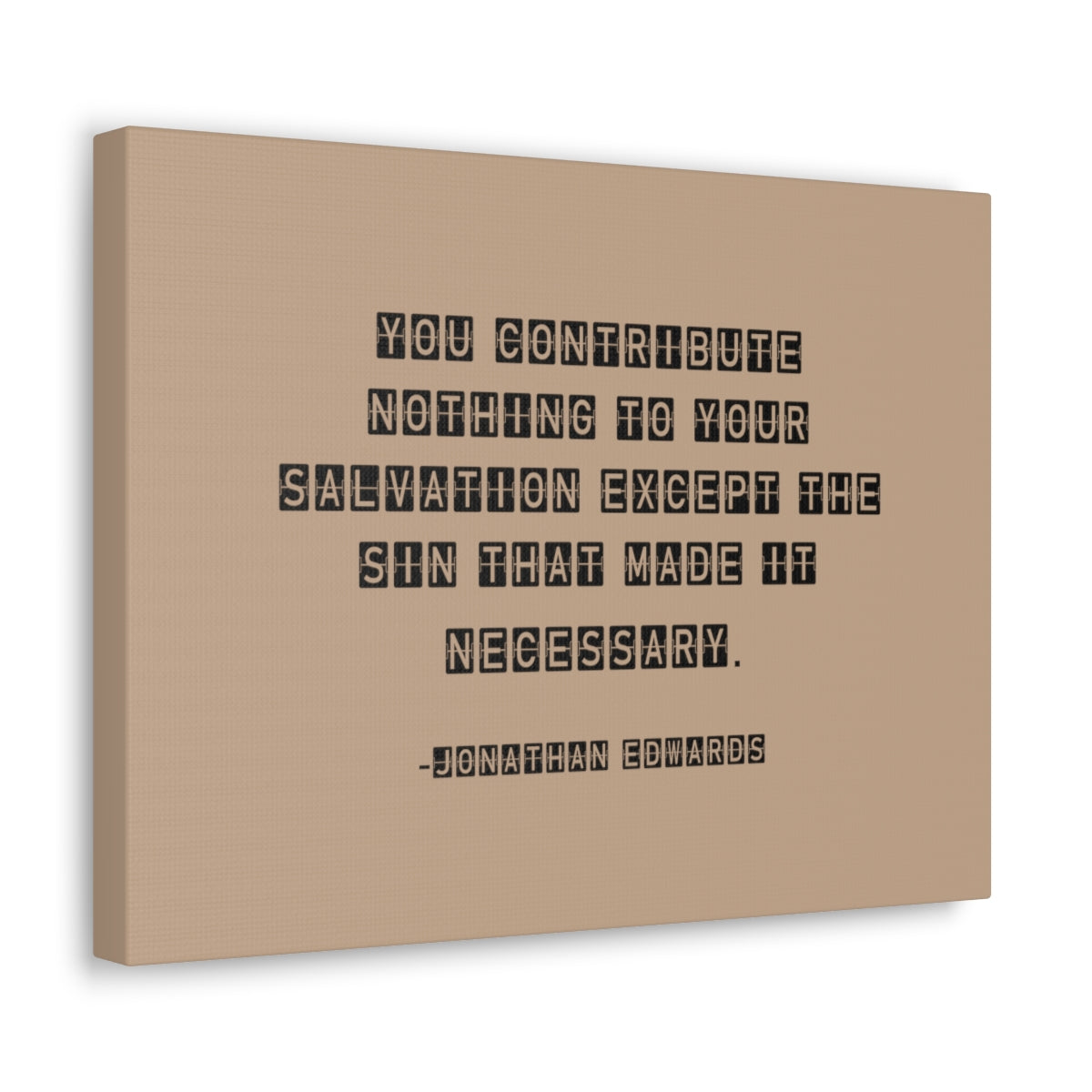 Scripture Walls Your Salvation Jonathan Edwards Acts 2:38 Bible Canvas Christian Wall Art Ready to Hang Unframed-Express Your Love Gifts