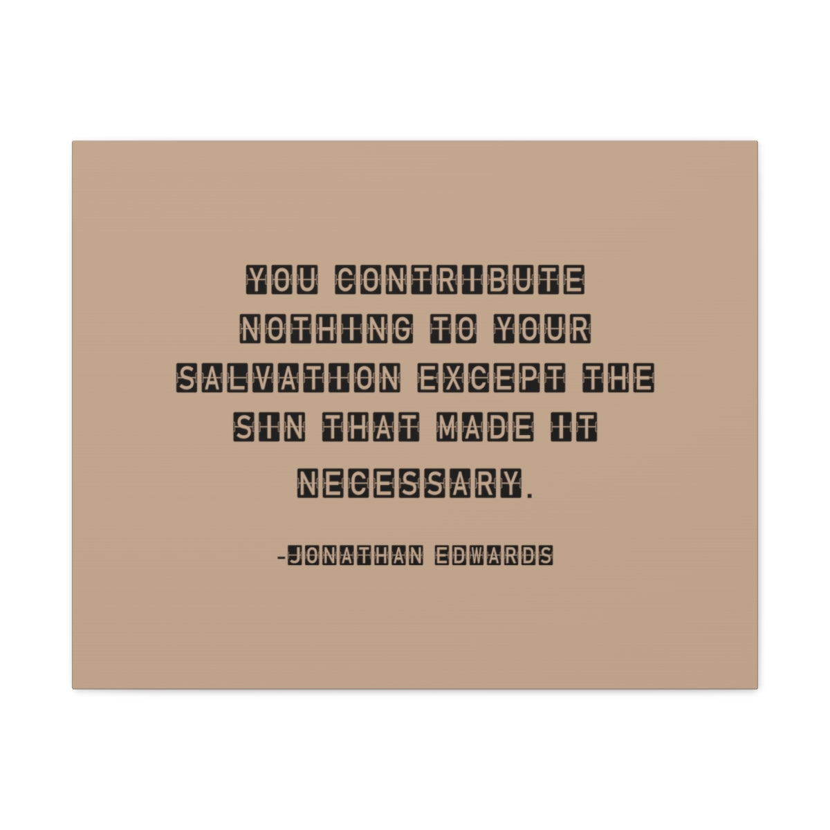 Scripture Walls Your Salvation Jonathan Edwards Acts 2:38 Bible Canvas Christian Wall Art Ready to Hang Unframed-Express Your Love Gifts