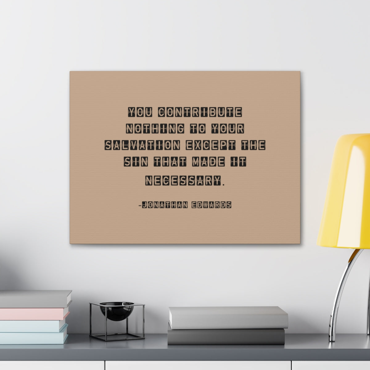 Scripture Walls Your Salvation Jonathan Edwards Acts 2:38 Bible Canvas Christian Wall Art Ready to Hang Unframed-Express Your Love Gifts