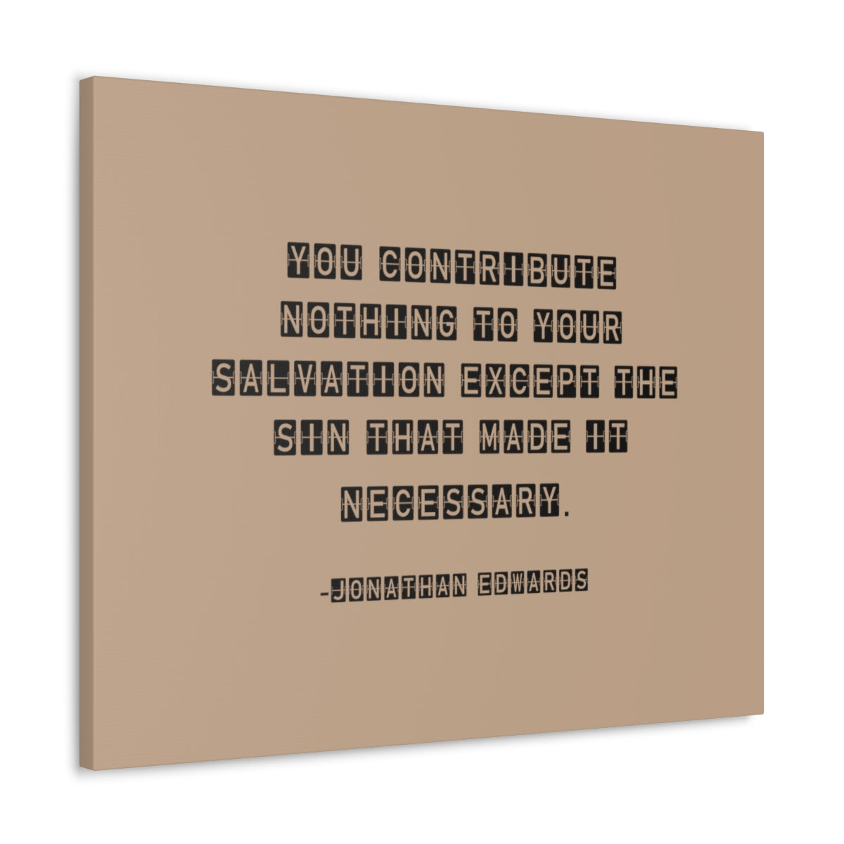 Scripture Walls Your Salvation Jonathan Edwards Acts 2:38 Bible Canvas Christian Wall Art Ready to Hang Unframed-Express Your Love Gifts