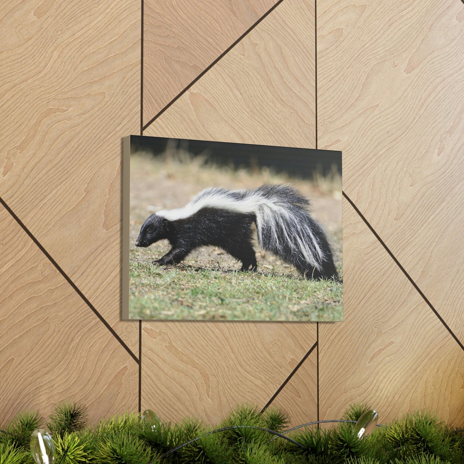 Scripture Walls Skunks Hunting Skunks on Hunt Print Animal Wall Art Wildlife Canvas Prints Wall Art Ready to Hang Unframed-Express Your Love Gifts