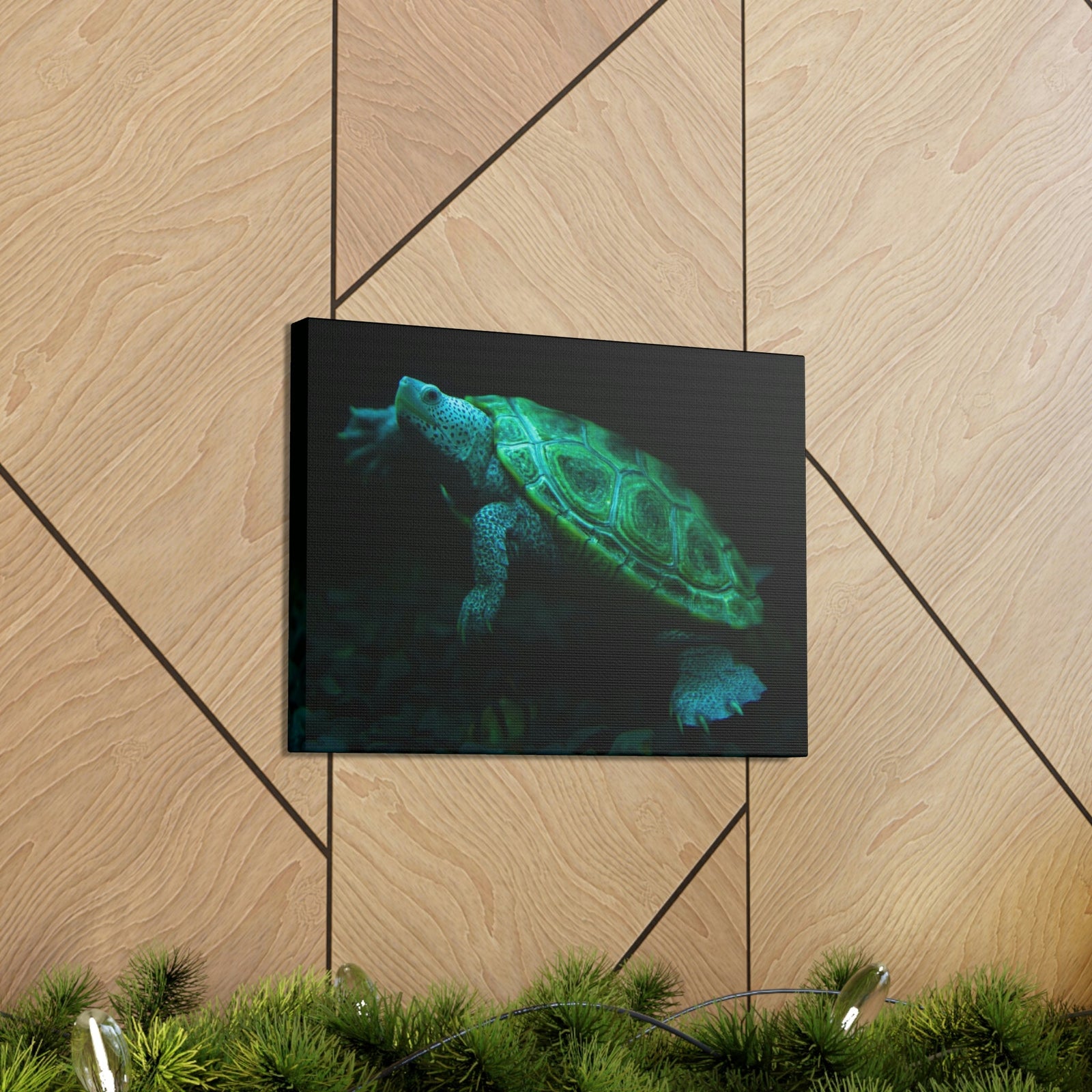 Scripture Walls Terrapin Hunting Terrapin on Hunt Print Animal Wall Art Wildlife Canvas Prints Wall Art Ready to Hang Unframed-Express Your Love Gifts