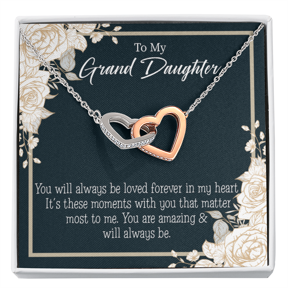 To Granddaughter You are Amazing Inseparable Necklace-Express Your Love Gifts