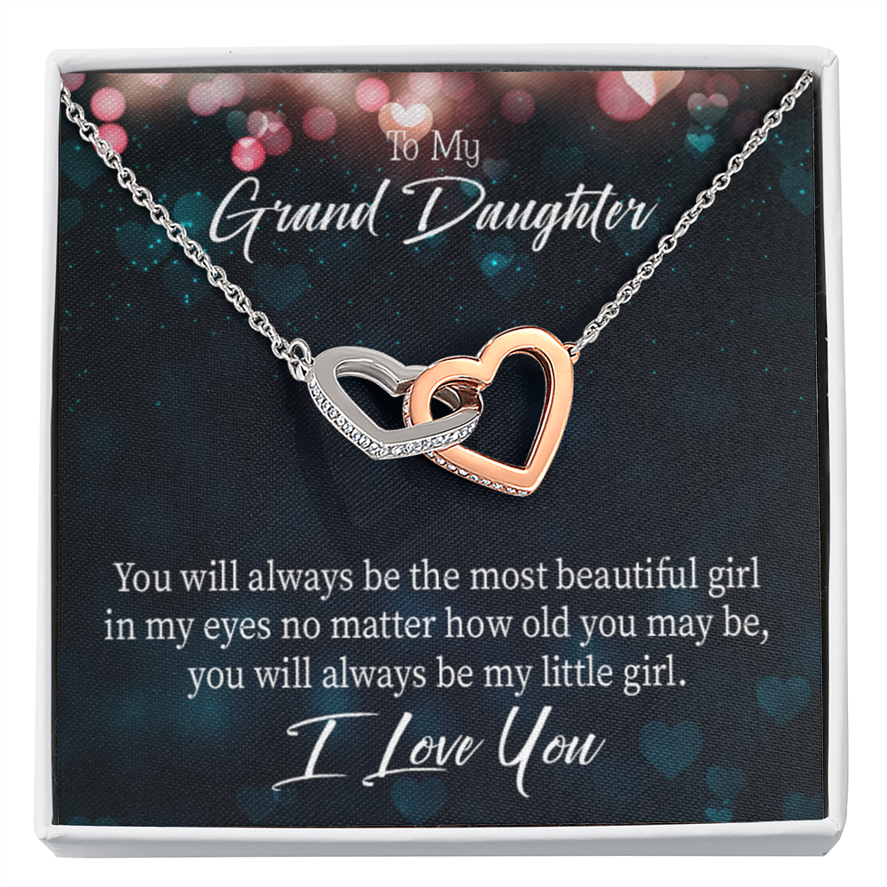 To Granddaughter You will always be Inseparable Necklace-Express Your Love Gifts