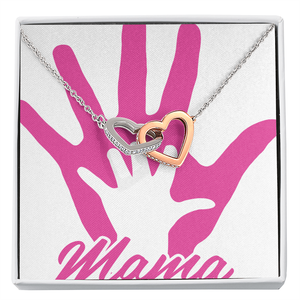 To Mom Mamas Hand Inseparable Necklace-Express Your Love Gifts