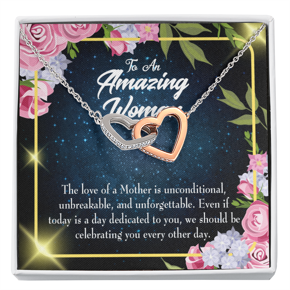 To Mom Mom's Unconditional Love Inseparable Necklace-Express Your Love Gifts