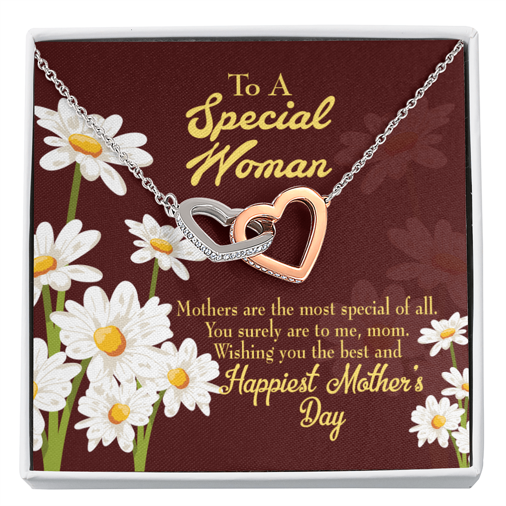 To Mom Mother Are The Most Special of All Inseparable Necklace-Express Your Love Gifts