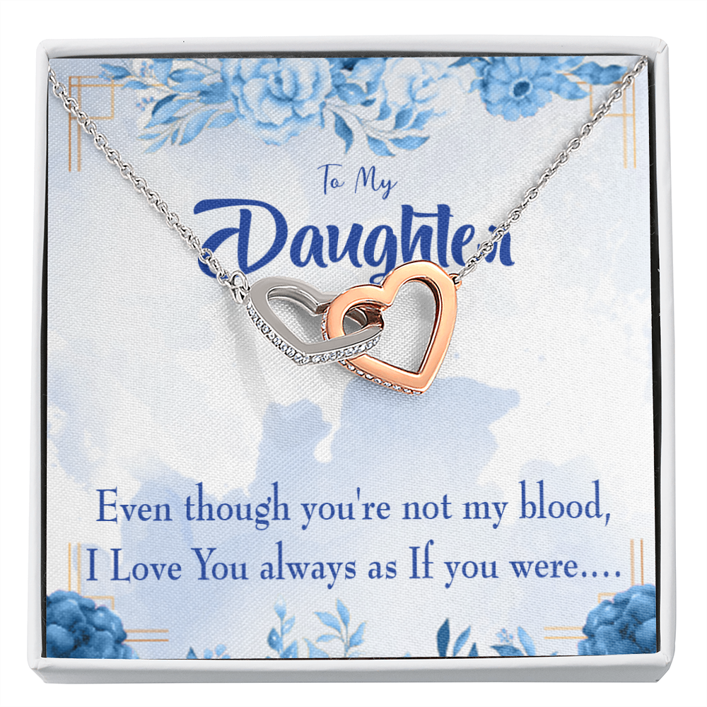 To My Daughter As If You Were My Daughter Inseparable Necklace-Express Your Love Gifts