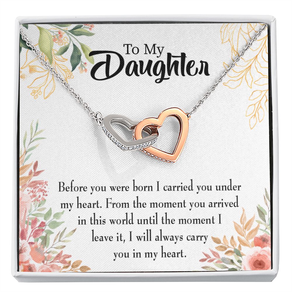 To My Daughter Before You Were Born Inseparable Necklace-Express Your Love Gifts