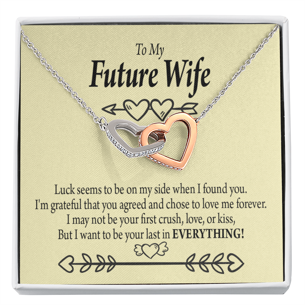 To My Fiancee Grateful Inseparable Necklace-Express Your Love Gifts