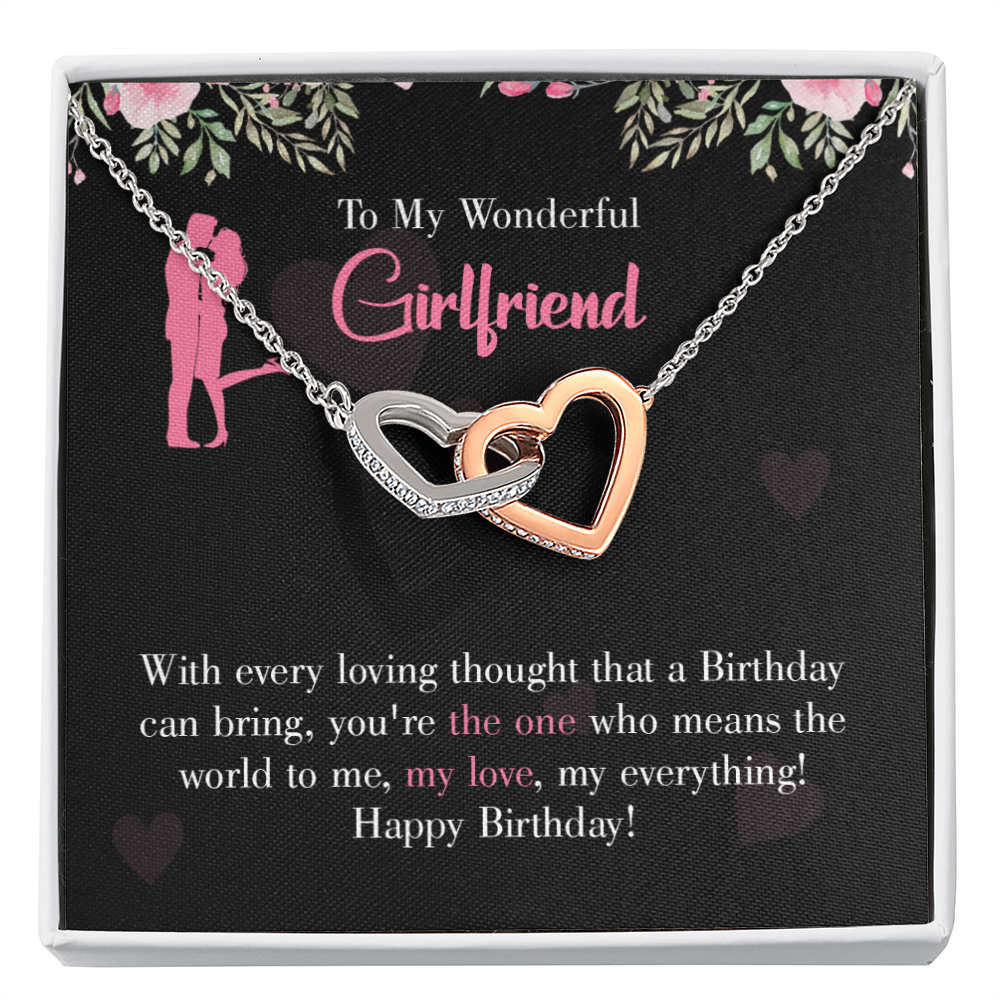 To My Girlfriend Happy Birthday! Inseparable Necklace-Express Your Love Gifts